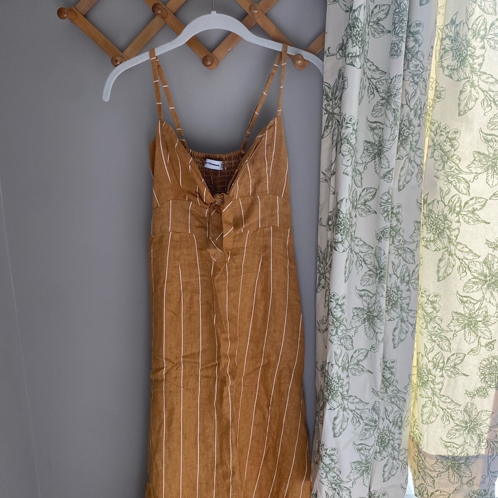 Faithfully the Brand Striped Midi Dress